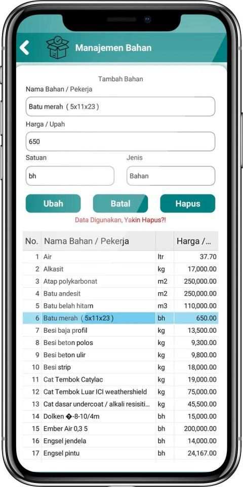 RAB - Rencana Anggaran Biaya screenshot 10