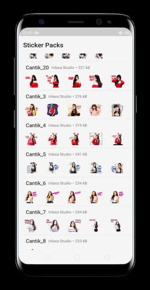 Cewek Manis Sticker - for Whatsapp screenshot 6