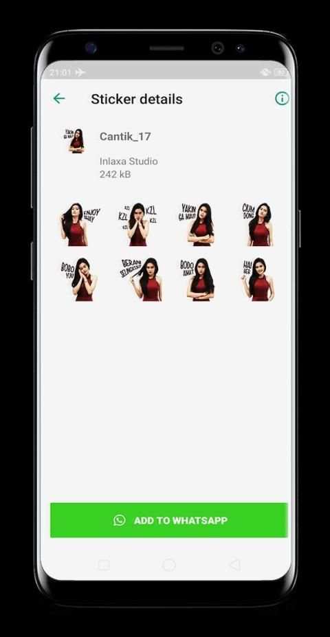 Cewek Manis Sticker - for Whatsapp screenshot 2