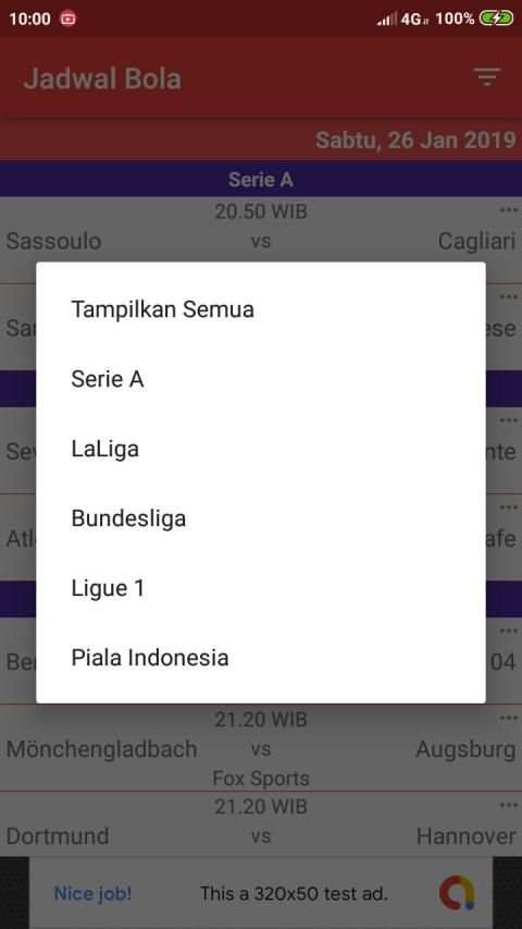 Jadwal Bola TV Indonesia screenshot 5
