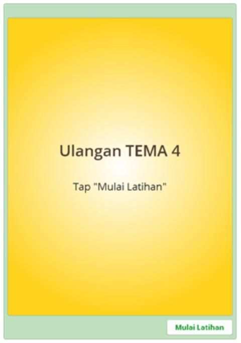 Latihan Soal SD Kelas 3 Tema 4 screenshot 1