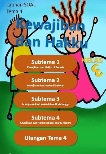 Latihan Soal SD Kelas 3 Tema 4 screenshot 5
