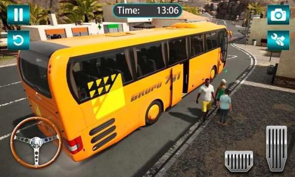 Heavy Bus Simulator 3D - bus driving in india screenshot 1