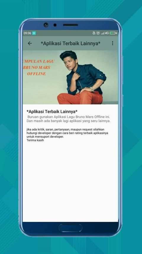 Lagu Bruno Mars Offline screenshot 1