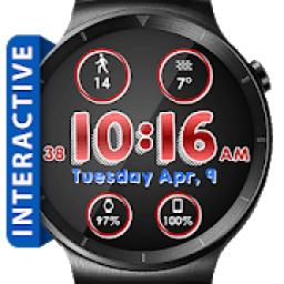 ikon Line Face HD Watch Face Widget &amp; Live Wallpaper