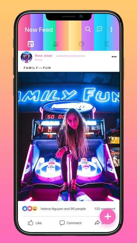 Mini for Social Network - Themes, emojis, funny screenshot 1