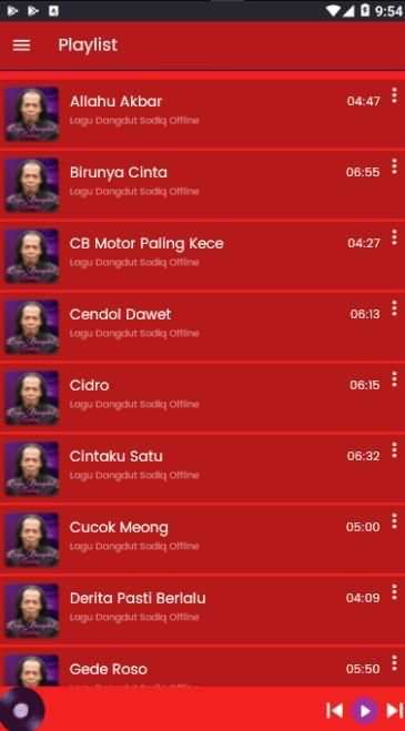 Lagu Dangdut Sodiq Offline screenshot 1