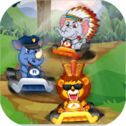 Animal Buggy Racing - Jungle Racing Track आइकन