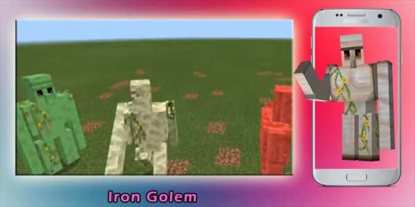 Iron Golem Mod Minecraft screenshot 3