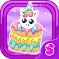 Unicorn Cake Maker Baking Games: Sweet maker