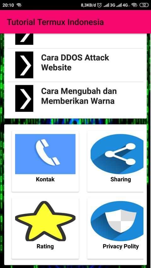 Tutorial Termux Indonesia screenshot 2