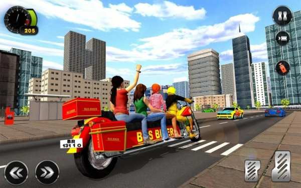 Long Bike Driving Simulator - Passengers Transport screenshot 4