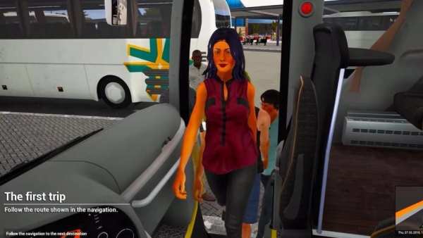 World Tourist Bus Racing Simulator:River Bus Drive स्क्रीनशॉट 3