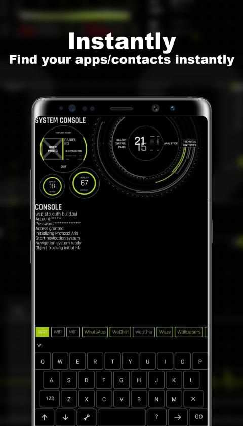 Arc Launcher -- Aris Theme स्क्रीनशॉट 1
