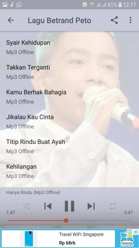 Lagu Betrand Peto Offline screenshot 2