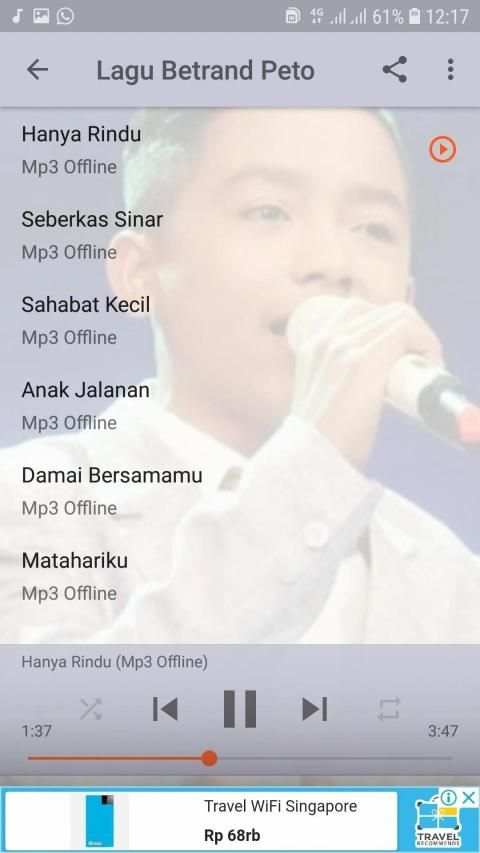 Lagu Betrand Peto Offline screenshot 5