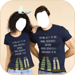 ikon Couple T-Shirt Suit Photo Editor