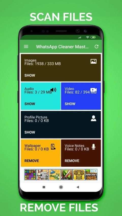 WhatsApp Cleaner Master Pro screenshot 2