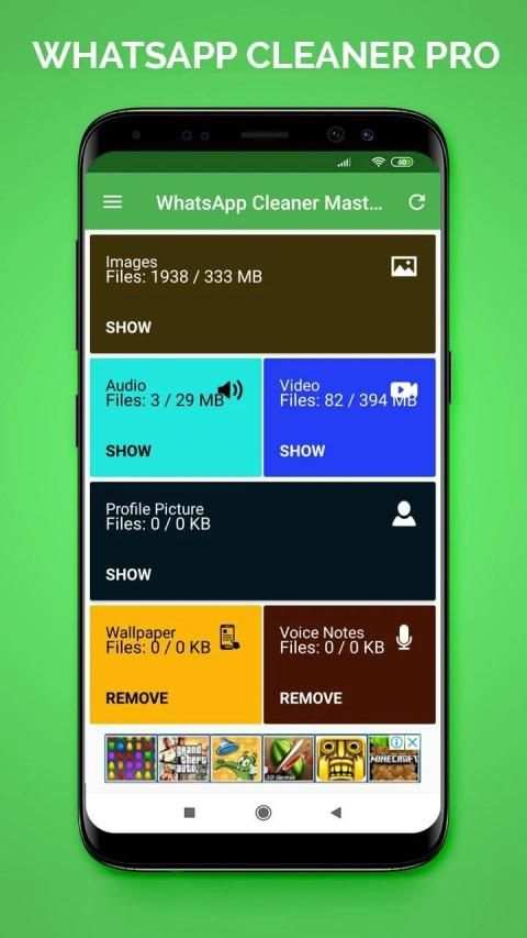 WhatsApp Cleaner Master Pro screenshot 3