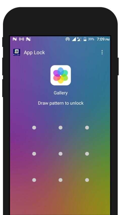 App locker pattern screenshot 1