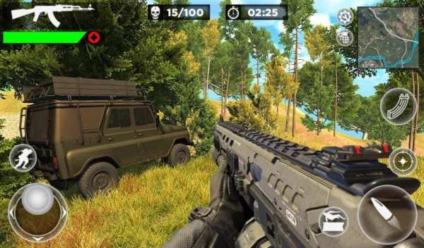 Epic Frontline Free Firing FPS Squad Battleground screenshot 2