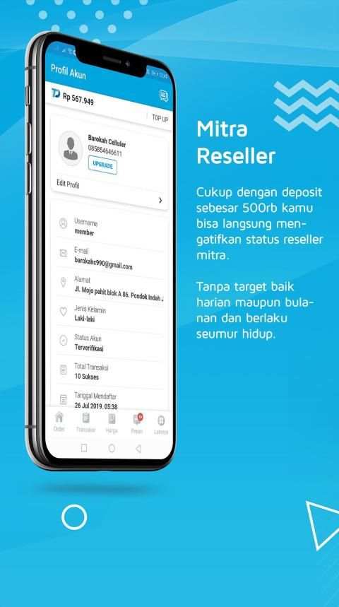 Traveldata - Mobile Topup Payment screenshot 4