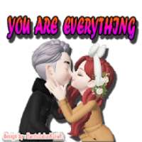 Pasangan Romantis Stiker Love WAStickerApps on 9Apps