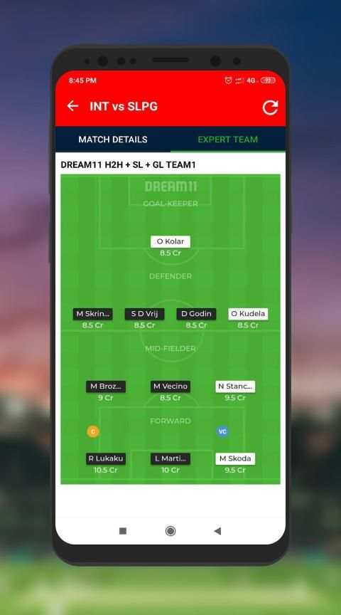 Fantasy11 Expert - Dream11 Team Prediction & Tips screenshot 1
