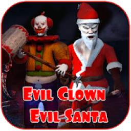 Pennywise Evil Clown & Evil Santa Granny Chapter 2