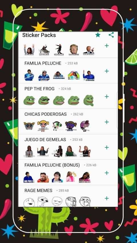 ** Nuevos Stickers Graciosos - Memes con Frases screenshot 3