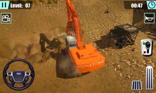 Heavy Excavator Simulator Indonesia - Crane Game screenshot 1