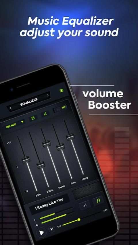 Volume Booster - Music Equalizer स्क्रीनशॉट 1