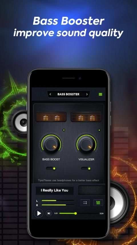 Volume Booster - Music Equalizer स्क्रीनशॉट 2
