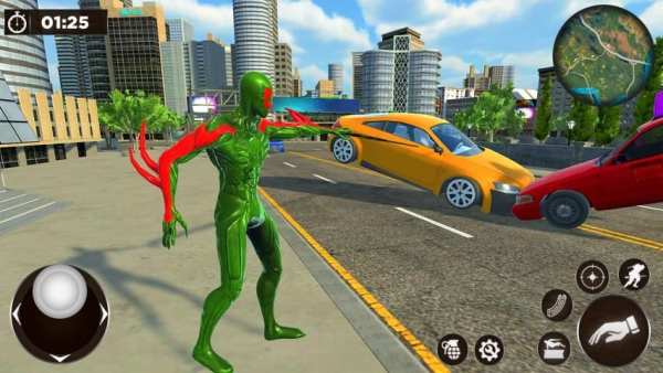 Amazing Spider Crime City - Gangster Rope Hero 3D स्क्रीनशॉट 10