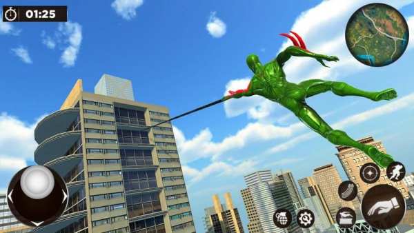 Amazing Spider Crime City - Gangster Rope Hero 3D स्क्रीनशॉट 12
