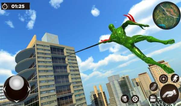 Amazing Spider Crime City - Gangster Rope Hero 3D स्क्रीनशॉट 4