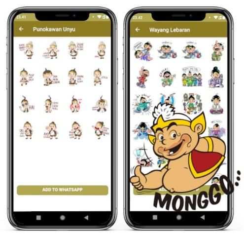 WA StikerApp Wayang Unyu Sticker Wayang Jawa screenshot 3
