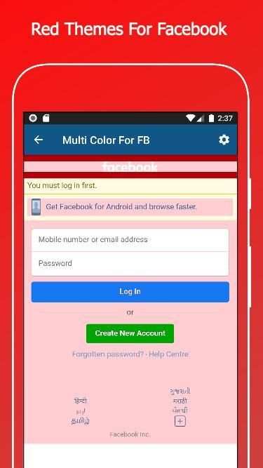 Multi Color for Facebook and Messenger screenshot 4