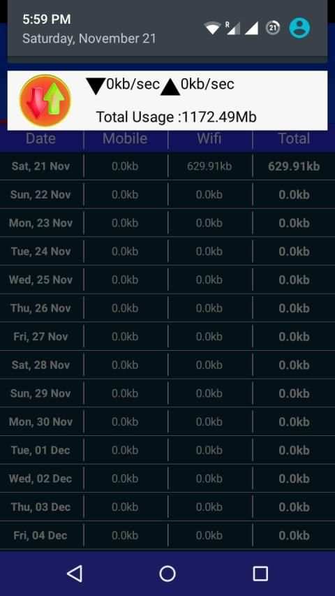 Internet speed meter Pro स्क्रीनशॉट 1