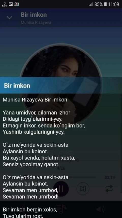 Munisa Rizayeva qo'shiqlari screenshot 4