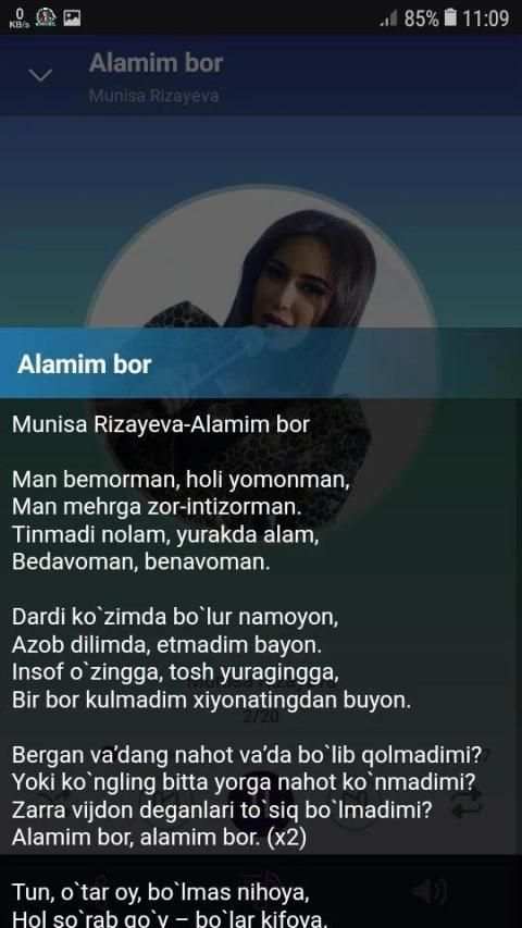 Munisa Rizayeva qo'shiqlari screenshot 2