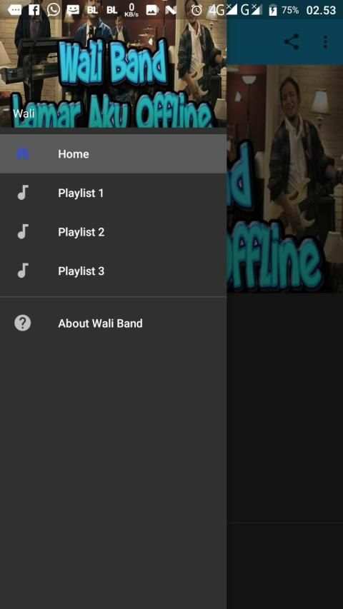 Wali Band - Lamar Aku Offline screenshot 1