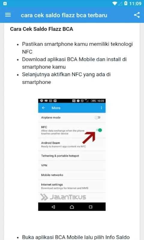 Cara Cek Saldo Flazz Bca Terbaru screenshot 3