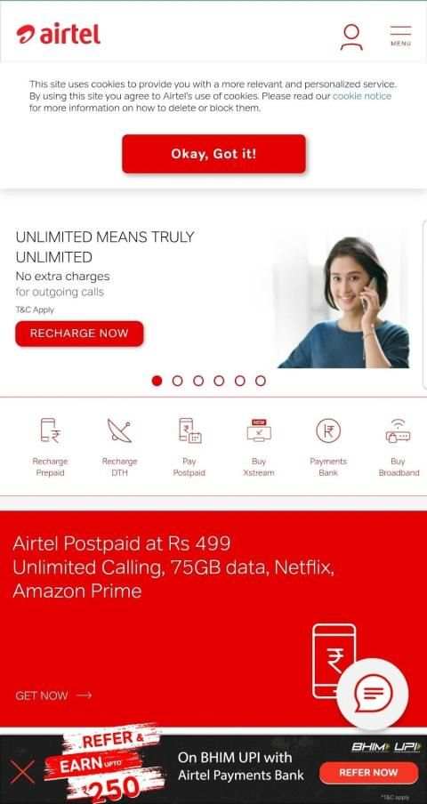 My Airtel App screenshot 5
