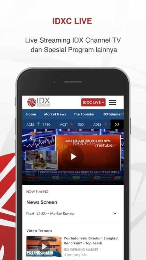 IDX Channel screenshot 4