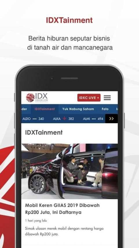 IDX Channel screenshot 2