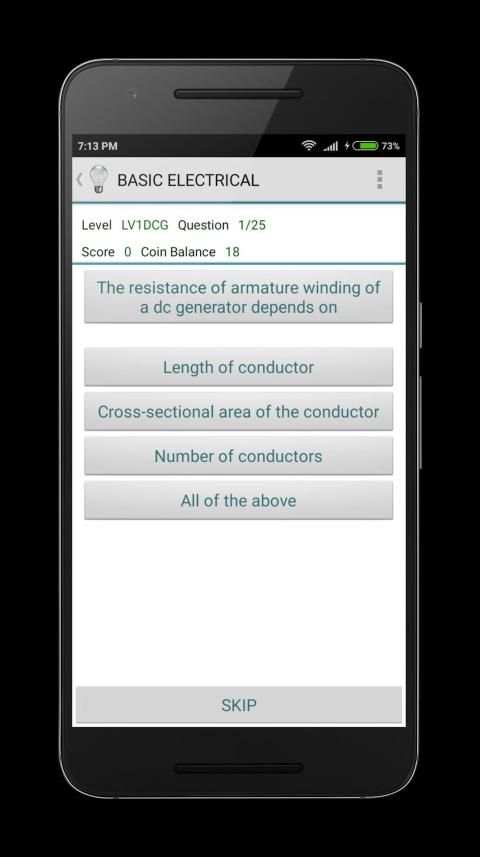 Basic Electrical Quiz (MCQ) screenshot 6
