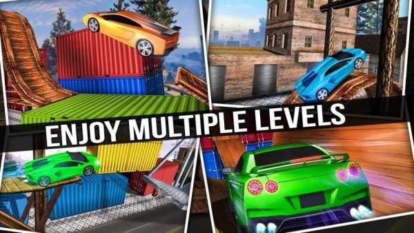 Grand Car Stunts - Mega Ramp Car Racing screenshot 1