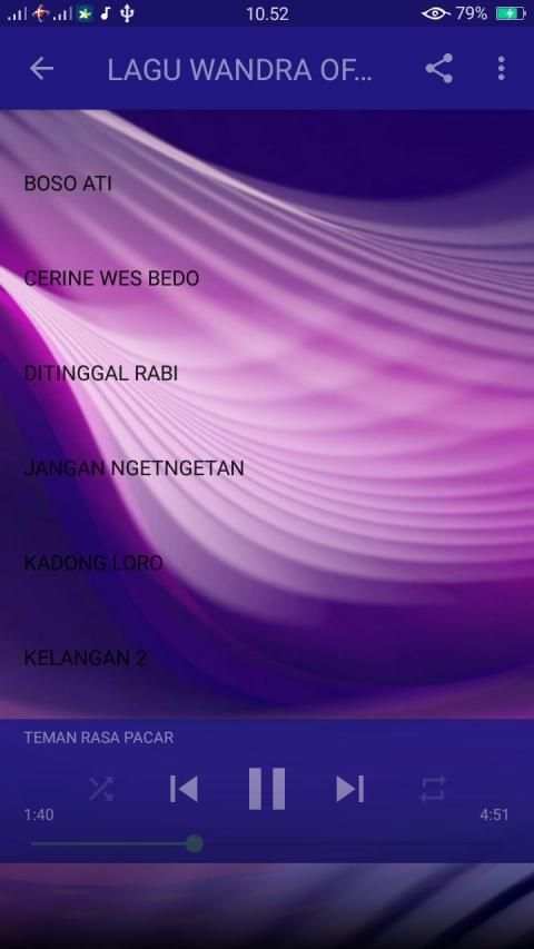 Lagu Wandra Offline screenshot 3