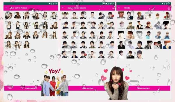WA Sticker KPOP WAStickerApps Korean for WhatsApp screenshot 3